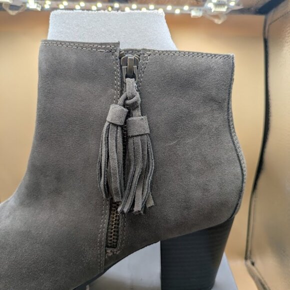 Vionic Women's Madeline Leather  Ankle Boot SZ 10 Grey - Picture 5 of 10